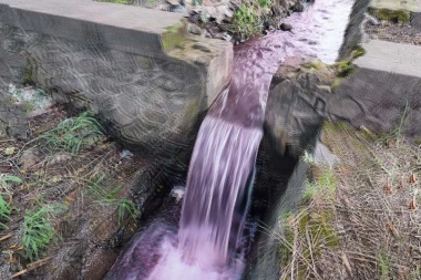 ŠOKANTAN PRIZOR U RAKOVICI! Topčiderka promenila boju - koritom teče roze voda! (VIDEO)