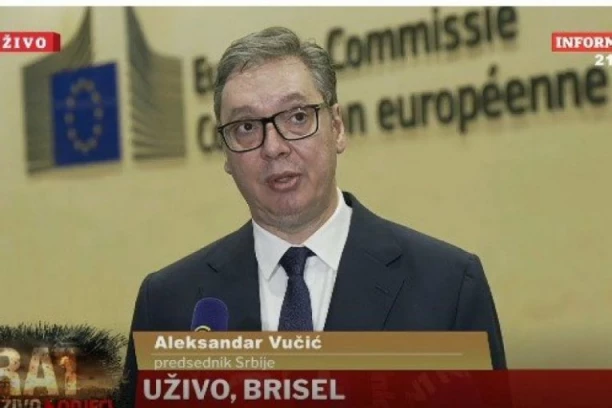 "ZADOVOLJAN SAM TONOM I TOKOM RAZGOVARA"! Vučić iz Brisela posle večere sa Ursulom fon der Lajen i Koštom!