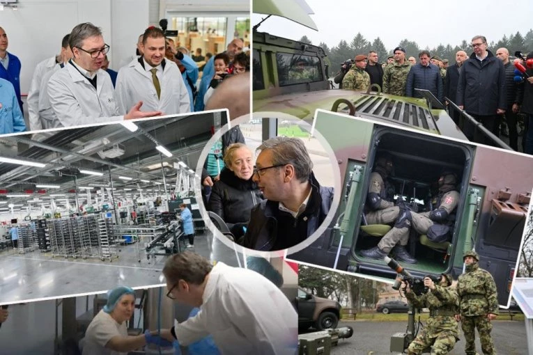 OTPUŠTANJA JE BILO U FABRIKAMA KOJE SU DOŠLE U BLOKADERSKO VREME! Vučić u Yumisu u Nišu: Danas 21.000 ljudi više zaposleno!