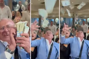 LETE DOLARI, DINARI I EVRI! Era Ojdanić NAPRAVIO LOM na punoletstvu unuka - TRLJA GLAVU PARAMA I ZASIPA GOSTE! (VIDEO, GALERIJA)