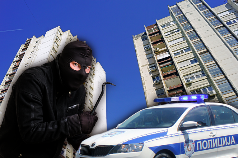 KRENUO U PLJAČKU, PA JEDVA IZVUKAO ŽIVU GLAVU! Policija razvalila kapiju da spasi lopova koji je krvario!