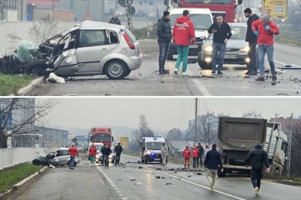 EVO KO JE NASTRADAO U STRAVIČNOJ NESREĆI KOD GORNJEG MILANOVCA! Uviđaj je u toku