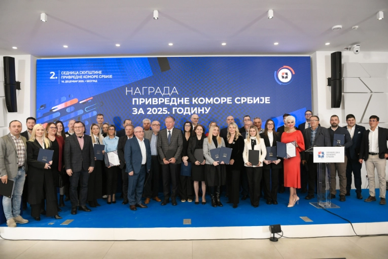 Dodeljene Nagrade Privredne komore Srbije za 2025. godinu!