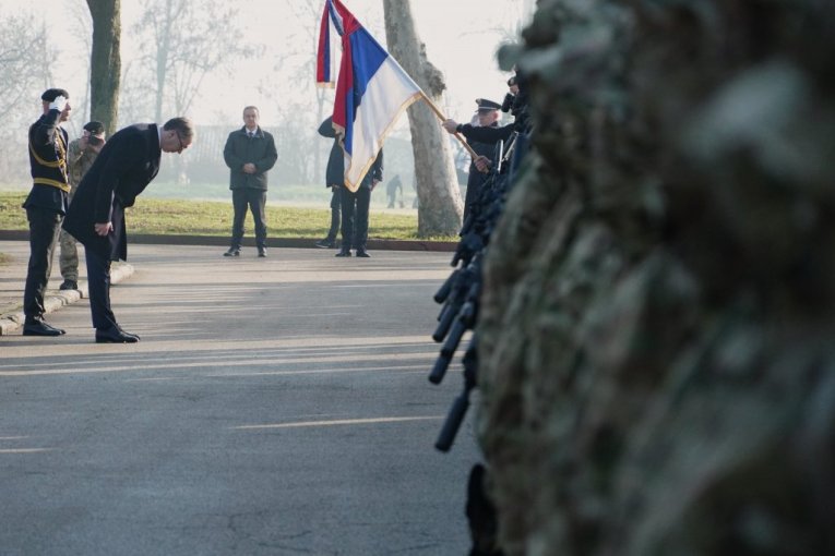Predsednik Aleksandar Vučić Batajnica SAJ