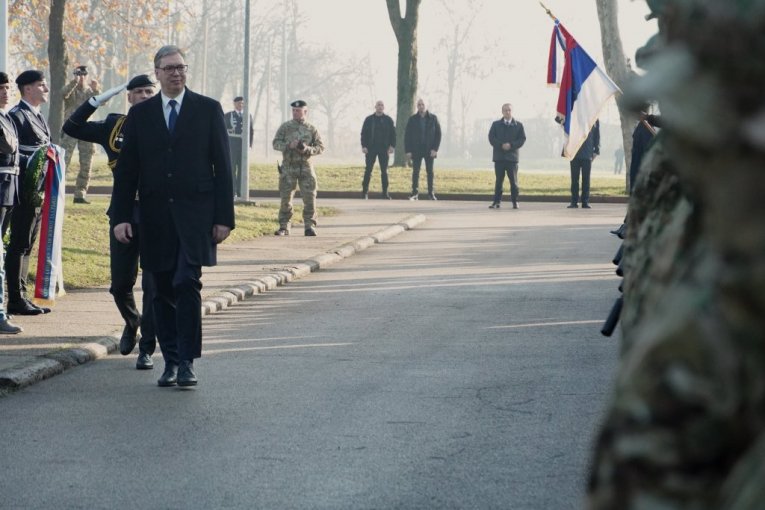 Predsednik Aleksandar Vučić Batajnica SAJ