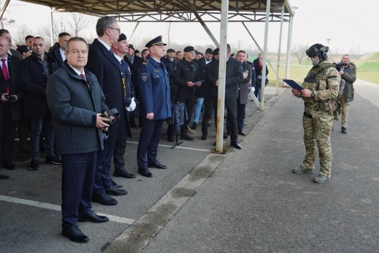 Predsednik Aleksandar Vučić Batajnica SAJ
