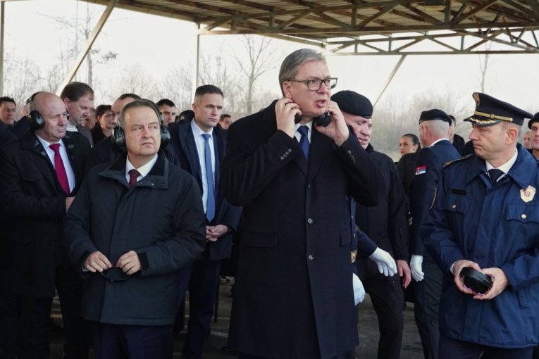 Predsednik Aleksandar Vučić Batajnica SAJ