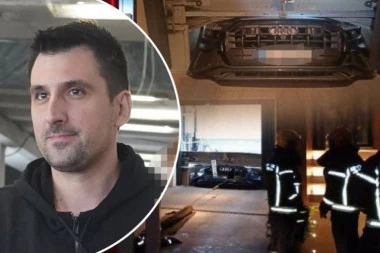 VATROGASCI IZVUKLI DECU IZ OLUPINE! Uznemirujuće fotografije sa Vračara gde je lift prignječio audi Milka Bjelice: Evo u kakvom su stanju! (FOTO, VIDEO)