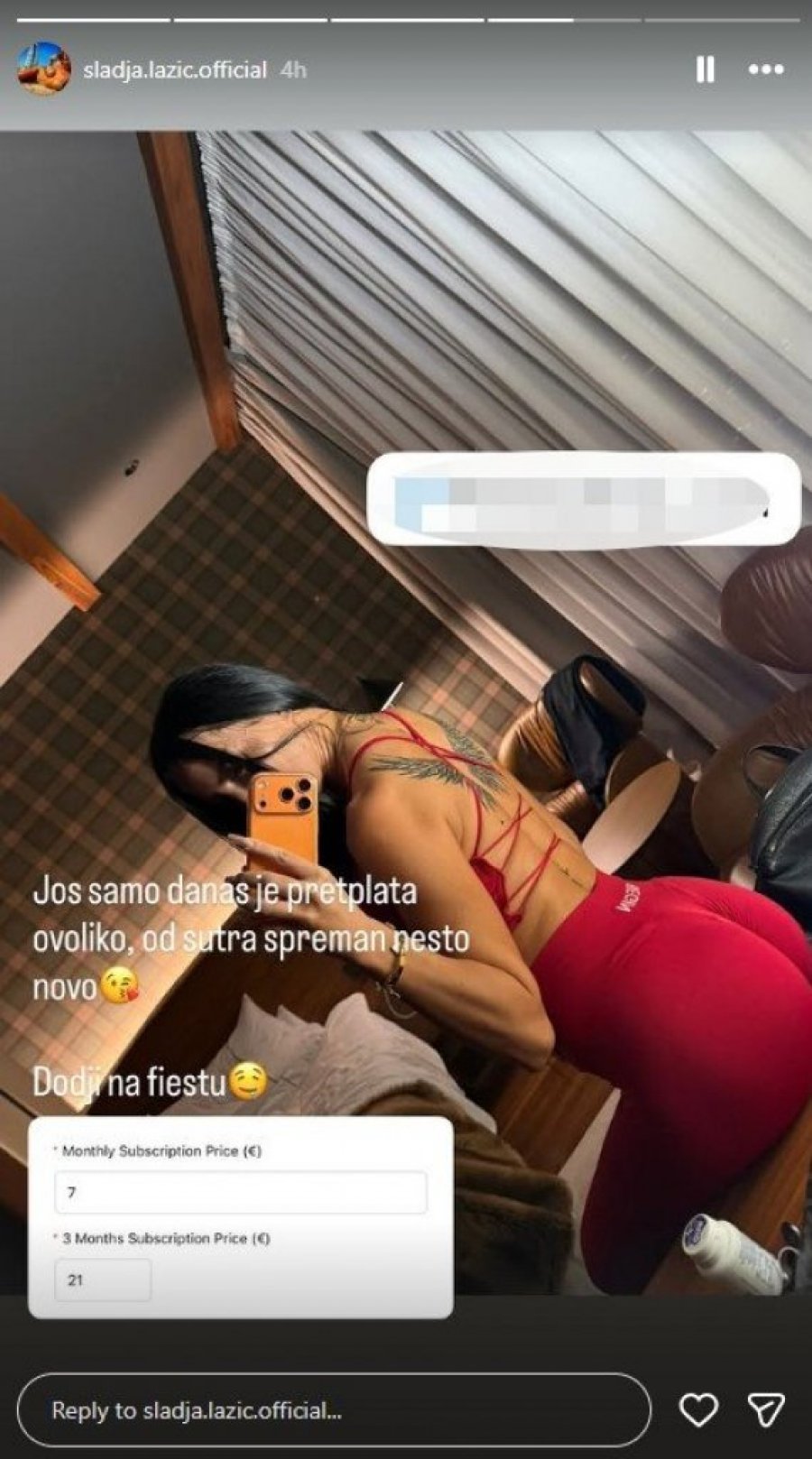 STARLETA SPUSTILA CENE ZA PRAZNIKE! Evo šta sve nudi na sajtu za odrasle - SAMO ZA NAJHRABRIJE!