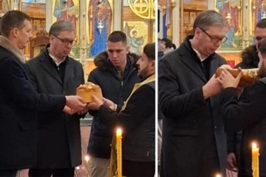 "DA NAM VELIKI SVETAC I GOSPOD BOG ČUVA SRBIJU!" Vučić slavi krsnu slavu, objavio fotografiju iz crkve! (FOTO)