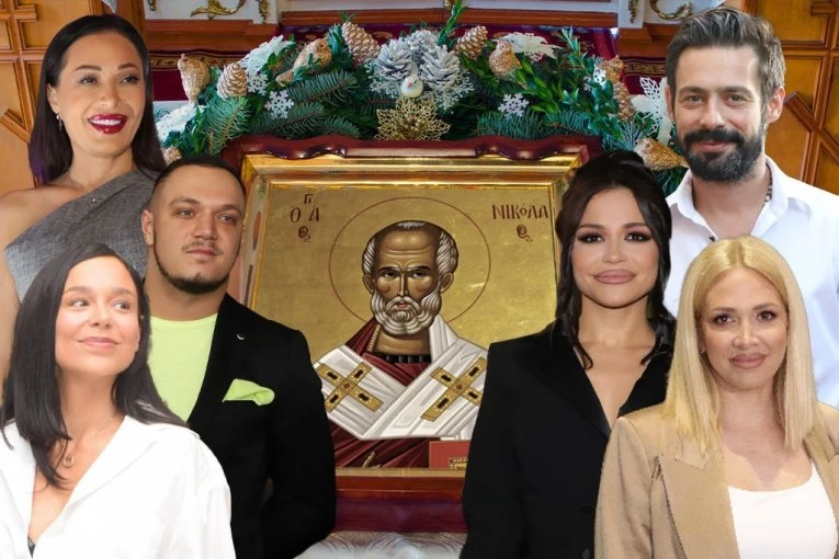 OVE POZNATE LIČNOSTI DANAS SLAVE SVETOG NIKOLU! Zavirite u domove poznatih! (FOTO)