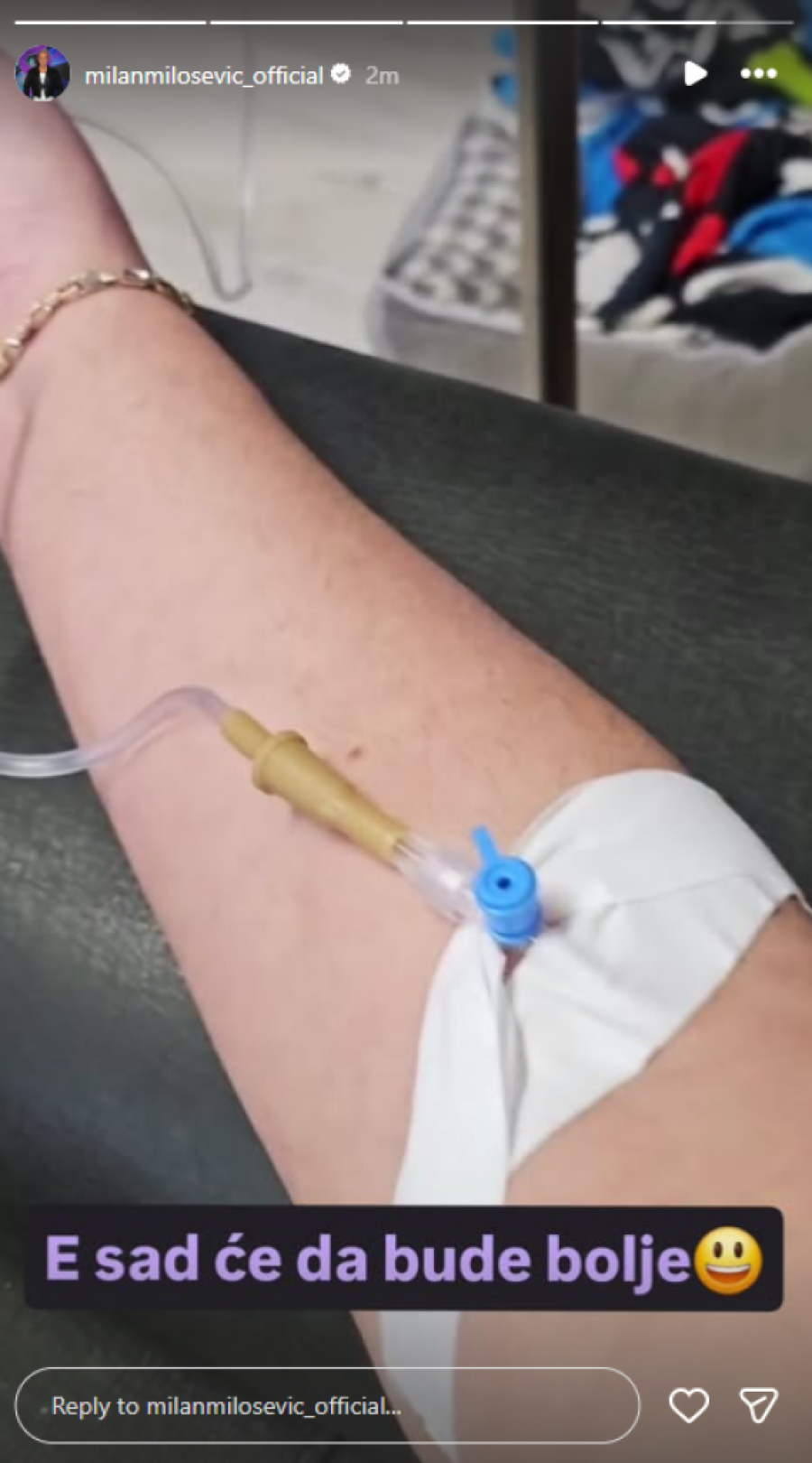 MILAN MILOŠEVIĆ U LOŠEM STANJU! Voditelj priključen na infuziju! (FOTO)