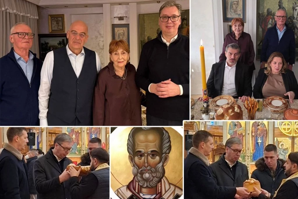 DOM VUČIĆA CENTAR SVETA ZA SVETOG NIKOLU! Posle Grka, kod predsednika stigao i lider Gruzije! Pogledajte ko je sve došao na slavu! (FOTO)