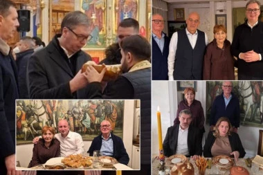 DOM VUČIĆA CENTAR SVETA ZA SVETOG NIKOLU!  Pogledajte ko im je došao na slavu! BILI I POZNATI DRŽAVNICI (FOTO)