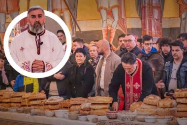EVO ZBOG ČEGA SE OSVEŠTAVA SLAVSKI KOLAČ, SVEĆA I ŽITO: Na Nikoljdan, sveštenik Nikola Pejović podsetio na istinski značaj slavskih darova