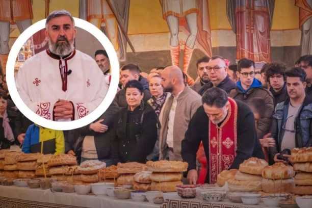 EVO ZBOG ČEGA SE OSVEŠTAVA SLAVSKI KOLAČ, SVEĆA I ŽITO: Na Nikoljdan, sveštenik Nikola Pejović podsetio na istinski značaj slavskih darova