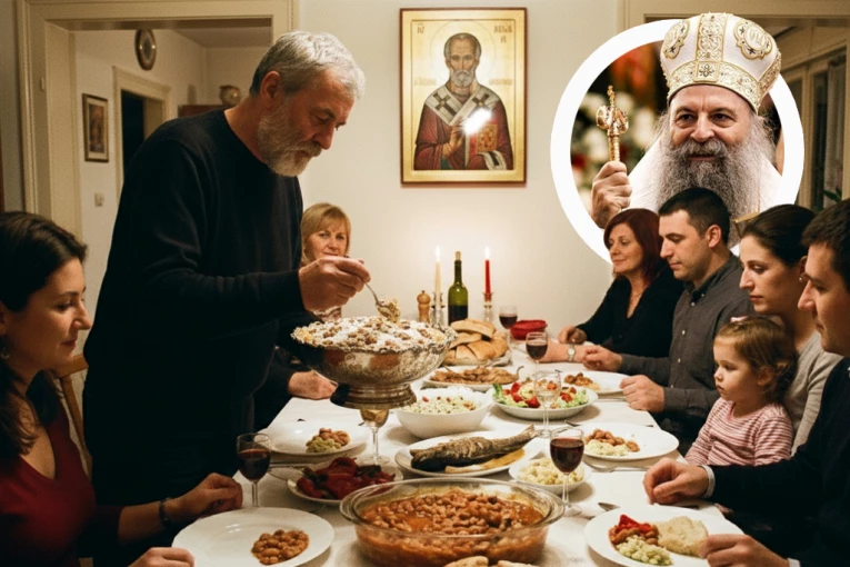 KRSNA SLAVA NE POČINJE ZA TRPEZOM: Patrijarh Porfirije istakao da proslavljanje zaštitnika porodice nije običaj, već put kojim se hoda