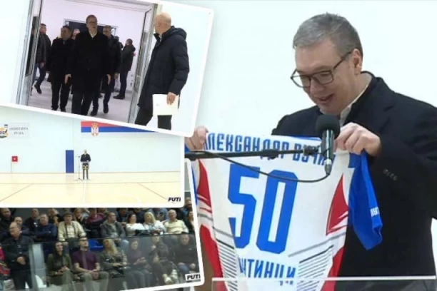 "PENZIONERI ĆE 4. I 5. JANUARA DOBITI NAJVEĆE PENZIJE U ISTORIJI!  Vučić u Putincima na otvaranju sportske hale: "SUDITE PO DELIMA, SLEDEĆA GODINA ODLUČUJUĆA"!