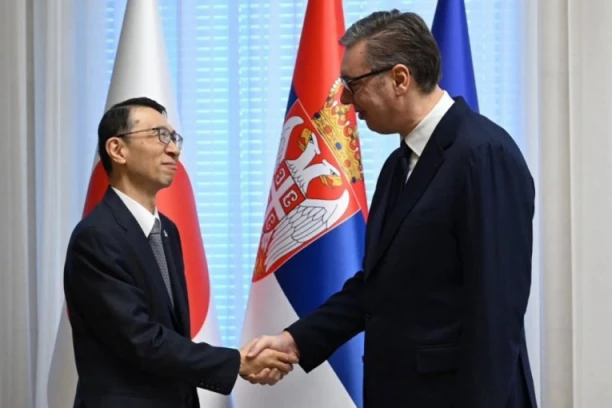 OPROŠTAJNA POSETA Predsednik Vučić primio ambasadora Japana u Srbiji Akiru Imamuru