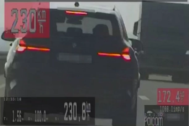 STRANI DRŽAVLJANI DIVLJALI NA SRPSKIM PUTEVIMA! Nemac jurio preko 230, Bugarin 217 na sat! (FOTO)