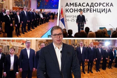 POSAO SVIH NAS JE DA SAČUVAMO MIR! Vučić otvorio Ambasadorsku konferenciju: Najbitnija je borba za teritorijalni integritet Srbije i ubrzavanje ekonomskih aktivnosti!
