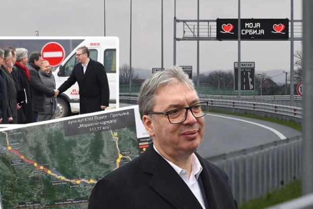 DO 14. JANUARA BESPLATNA VOŽNJA! Vučić objavio lepe vesti o novoj deonici: Za vozače otvara se sutra ujutru tačno u 8!