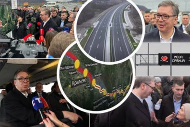 PREDSEDNIK VUČIĆ OTVORIO DEONICU MORAVSKOG KORIDORA! Sutra od 8 časova prima prve putnike - BESPLATNA VOŽNJA DO 14. JANUARA!