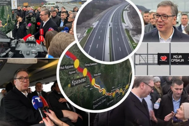 PREDSEDNIK VUČIĆ OTVORIO DEONICU MORAVSKOG KORIDORA! Sutra od 8 časova prima prve putnike - BESPLATNA VOŽNJA DO 14. JANUARA!