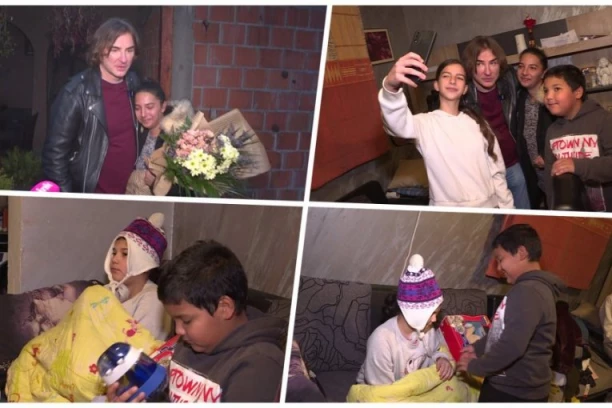 Zahvaljujući humanom srcu Željka Mitrovića, jedna samohrana majka iz Lajkovca i njeno troje dece od danas će voditi lepše živote!