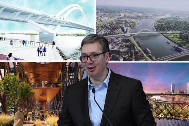PREDSEDNIK VUČIĆ DANAS NA STAROM SAJMIŠTU! Obilazi radove na izgradnji Novog savskog mosta, pogledajte kako će izgledati! (FOTO)