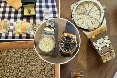 PALA VELIKA KRIMINALNA GRUPA: Zaplenjene tri laboratorije marihuane, veća količina novca, skupoceni satovi i automobili! (FOTO)