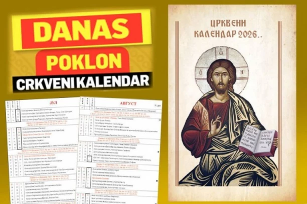 SRPSKI TELEGRAF DARUJE: Uz današnji broj dobijate poklon - CRKVENI KALENDAR!
