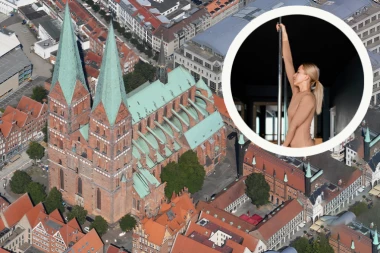 OVO JOŠ NIJE VIĐENO - PLES NA ŠIPCI USRED HRAMA: Nastup u Crkvi Svete Marije izazvao lavinu komentara (VIDEO)