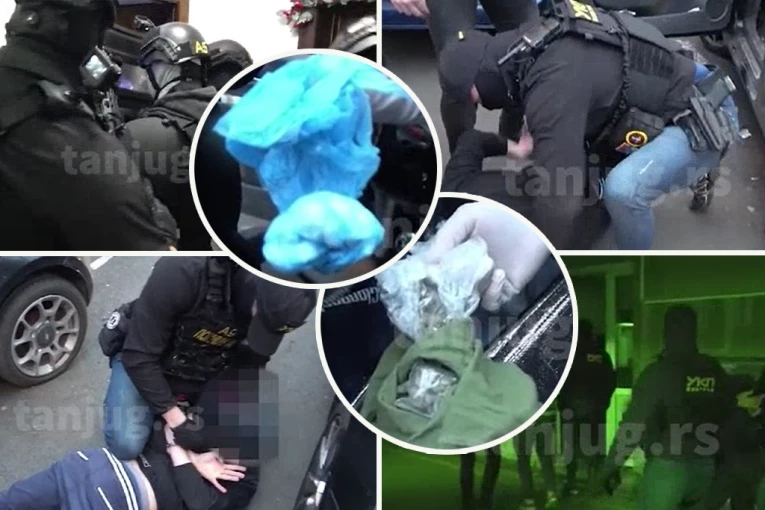 POGELDAJTE KAKO JE IZGLEDALA SPEKTAKULARNA AKCIJA HAPŠENJA! Trojici mladića stavljene lisice zbog izazivanja opšte opasnosti i trgovine drogom u Beogradu! (VIDEO)