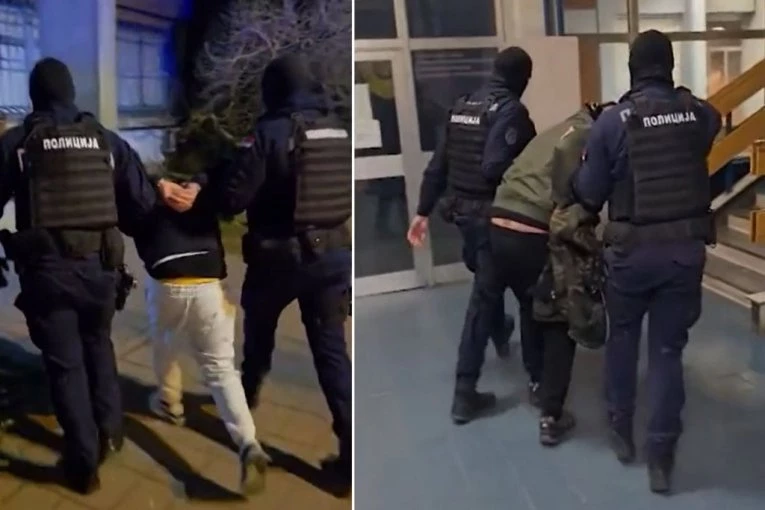 OVAKO SU UHAPŠENI OSUMNJIČENI ZA UBISTVO KOD VRBASA! Žrtvu vezali za stub i mučili do smrti! (VIDEO)