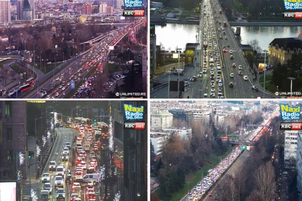 KOLAPS DAN PRED DOČEK NOVE GODINE! Ogromne gužve u prestonici, ova tačka je NAJKRITIČNIJA! (FOTO)