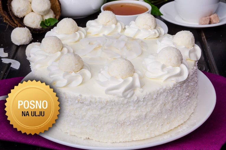 OD OVE PRAZNIČNE RAFAELO TORTE UVEK SE TRAŽI PARČE VIŠE: Posna verzija čuvene poslastice oduševiće celu porodicu