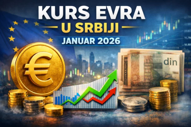 Kurs evra u Srbiji u januaru 2026: Prognoza, očekivana vrednost i šta to znači za dinar