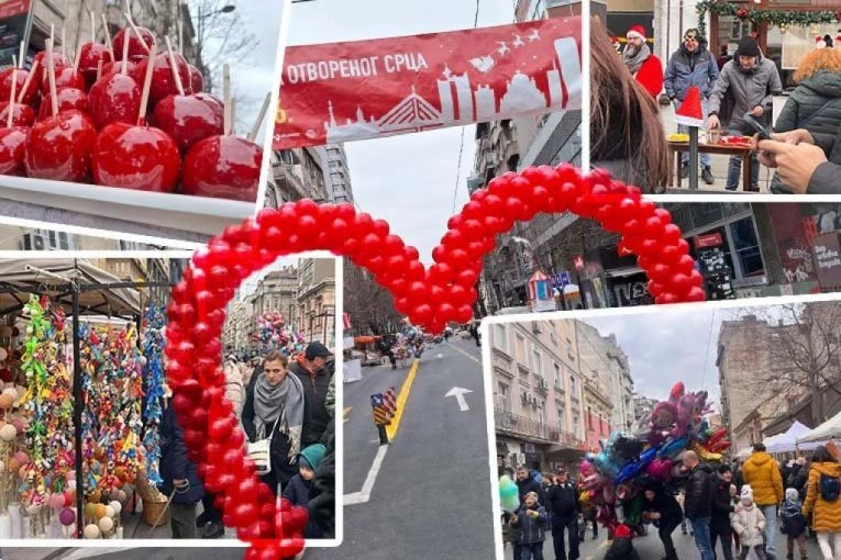 OVAKO IZGLEDA KAD SE BEOGRAD RADUJE ZAJEDNO: Svetogorska ulica ponovo kao srce novogodišnje čarolije! (FOTO, VIDEO)
