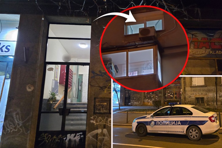 PRVE SLIKE SA MESTA HORORA U BEOGRADU! Odavde je momak skočio sa DEVETOG SPRATA nakon smrti devojke