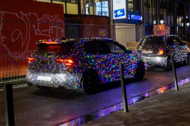 PANČEVOM PROJURILA "NOVOGODIŠNJA JELKA"! Prolaznici u šoku gledali ČAROBAN PRIZOR! (VIDEO)