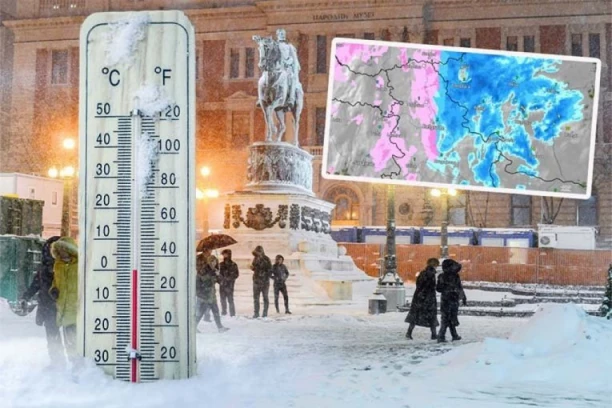 DO 15 STEPENI U SRBIJI! Sneg u Beogradu i Novom Sadu četiri dana zaredom – prognoza RHMZ!