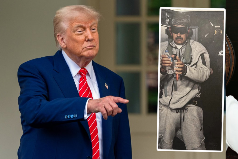 PRVA FOTOGRAFIJA MADURA POSLE HAPŠENJA! U trenerci, preko očiju POVEZ, a na ušima slušalice! (FOTO)