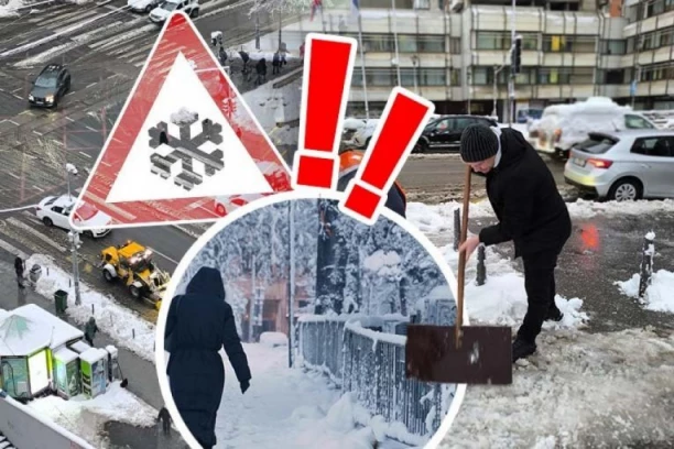 DO 15 CENTIMETARA NOVOG SNEGA! U Srbiji danas snežne padavine i ledena kiša!