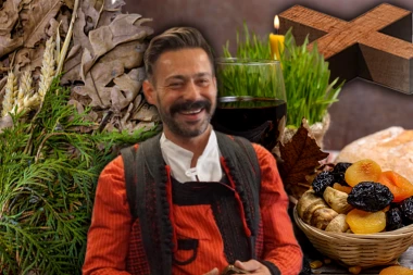 PRVI BOŽIĆ MALOG DESPOTA KOD BAKE I DEKE! Milan Vasić nam otkriva OBIČAJE ZA BADNJI DAN - ovako se praznuje na Kosovu! (GALERIJA)