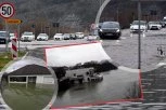 APOKALIPSA U PODGORICI! Kuće pod vodom, ljudi spasavaju žive glave! ZATVORENI I PUTEVI! (FOTO, VIDEO)