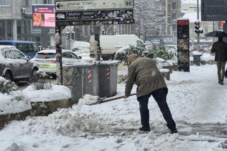 Prvi snežni talas u Beogradu je i zvanično završen