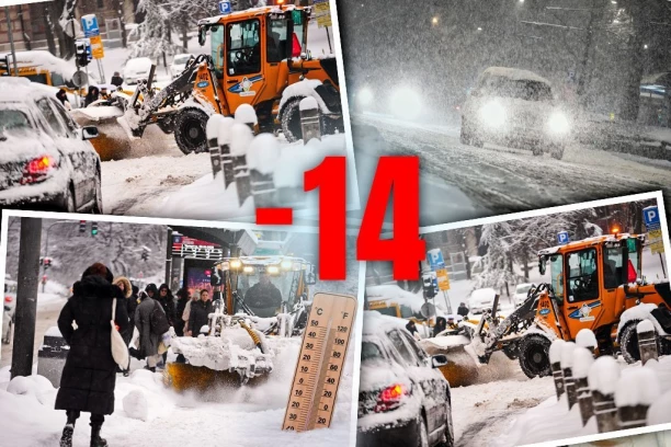 PADAMO NA -14, STIŽE LEDENA OLUJA! Ovakvu zimu generacije nisu videle, a sutra će biti najkritičnije: Vreme VRLO OPASNO po ljude!