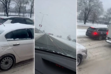 APSURD NA PUTEVIMA: Lakše kroz celu Srbiju nego kroz centar Beograda! Ulice pod snegom i ledom, a auto-putevi potpuno čisti! (FOTO, VIDEO)