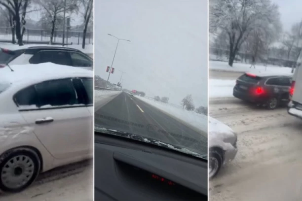 APSURD NA PUTEVIMA: Lakše kroz celu Srbiju nego kroz centar Beograda! Ulice pod snegom i ledom, a auto-putevi potpuno čisti! (FOTO, VIDEO)